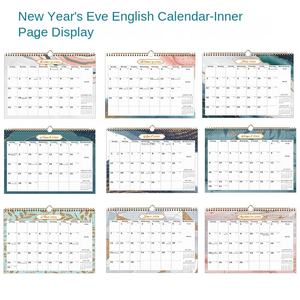 Calendrier vertical du Nouvel An 2024, plusieurs jours fériés nationaux, couverture rigide, 100 cm, <span class=keywords><strong>livre</strong></span> YOCircle pour vente chaude - Product Image 5