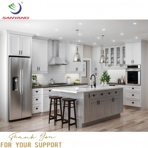 Muebles <span class=keywords><strong>de</strong></span> Almacenamiento <span class=keywords><strong>de</strong></span> Pared para Cocina, Gabinetes Modulares Modernos <span class=keywords><strong>de</strong></span> Madera Maciza, Económicos, RTA - Product Image 2
