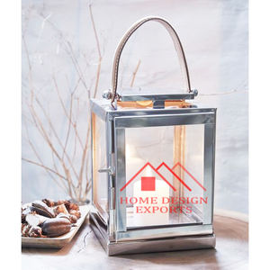 Farol de Vela Rústico Vintage de Hierro Galvanizado para Decoración Interior y Exterior, Portavelas Únicos - Product Image 2