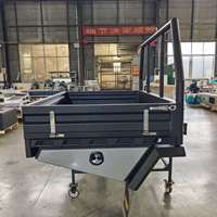 Bacs de benne en aluminium sur mesure pour pick-up avec boîte de rangement latérale – Modèles Ute