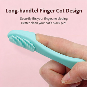 Cepillo de Dientes de Silicona para Mascotas, Cerdas Suaves, Herramienta de <span class=keywords><strong>Limpieza</strong></span> Dental, Logotipo Personalizado OEM para <span class=keywords><strong>Perros</strong></span> y Gatos, Venta al Por Mayor - Product Image 2
