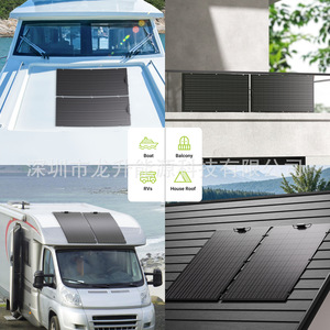 Panneau solaire flexible Lionshee 120W monocristallin en silicium, portable pour utilisation en extérieur - Product Image 4