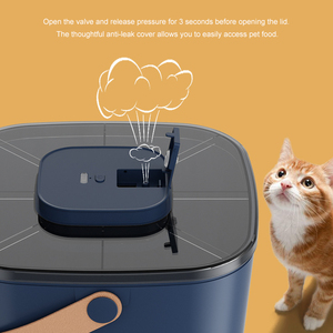 Contenedor de Almacenamiento de Comida para Perros Inteligente y Ecológico de 13L, Recargable, Automático, con Diseño Hermético y Autovacío, en ABS - Product Image 4