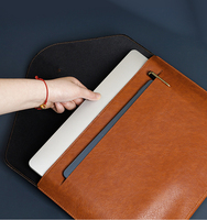 Dossier de stockage de fichiers A4 de documents d'affaires portables Imitation cuir imperméable avec fermeture à bouton pour le stockage de factures
