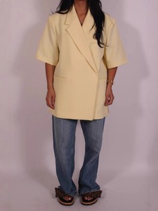 Giacca <span class=keywords><strong>Blazer</strong></span> Donna Elegante Casual da Ufficio con Risvolto e Bottone Singolo, Manica Lunga, Moda Primavera 2026 - Vendita all'Ingrosso - Product Image 4