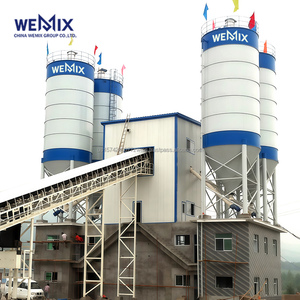 โรงงานผสมคอนกรีตสำเร็จรูปใช้ M3 HZS180ผลิตใหม่โรงงานผสมคอนกรีตมือสอง - Product Image 1