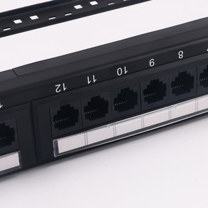 Bảng điều khiển Rack 10gbe 24 cổng 1U-cat6A ít công cụ, bảo vệ EMI, hạng nặng - Product Image 2