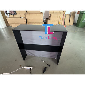 Contador de caja de luz LED de nuevo producto para soporte de exhibición de Feria Comercial Mesa de exposición de panel MDF - Product Image 5