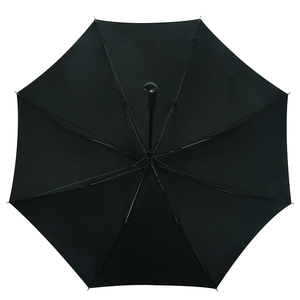 25 pulgadas 8 costillas negro sólido paraguas recto <span class=keywords><strong>para</strong></span> <span class=keywords><strong>caballero</strong></span> - Product Image 4