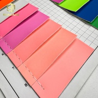 17 couleurs de cuir synthétique PU mat fluorescent néon de haute qualité pour sacs, chaussures, bricolage, artisanat, ameublement
