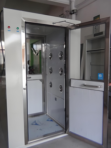 Mobiliario de laboratorio escolar: Cuartos limpios individuales, Duchas de aire, Cuartos con soplado de aire - Cuero genuino, Construcción de acero, Biología - Product Image 4