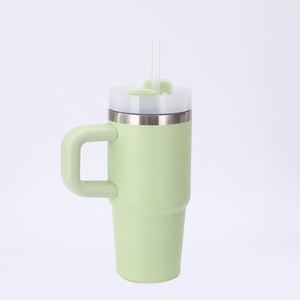 Custom Logo 14oz Stainless Steel <b>Kids</b> Vacuum Tumbler with Handle and Straw for Promotional Gift Business - Product Image 1