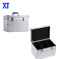 Boîte à outils rigide personnalisable en aluminium durable, plastique, métal, étanche avec logo personnalisable