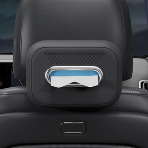 YECAI Umweltfreundliche Silikon-Autotaschentuchbox Weicher Flexibler Serviettenhalter für Sonnenblende und Rücksitz Universell für Tesla BYD - Product Image 1