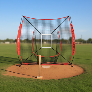 Vevor <b>Baseball</b> Softball Practice Net 7x7 Ft With Batting <b>Tee</b> And Carry Bag For Hitting Pitching Training Equipment - Product Image 3
