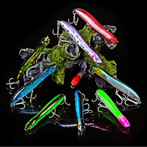 Esca Artificiale Rigida da 83,5mm 6g, Modello Squalo Bianco, Affondante, in Plastica, Senza <span class=keywords><strong>Ami</strong></span>, Attrezzatura da Pesca DW458 - Product Image 2