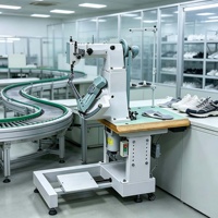 Machine à coudre les semelles de chaussures d'occasion, machine à coudre les côtés des chaussures