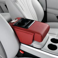 Coussin d'accoudoir de voiture multifonctionnel avec porte-gobelet de rangement universel pour voiture, coussin rehausseur RMS-GP, ajustement standard