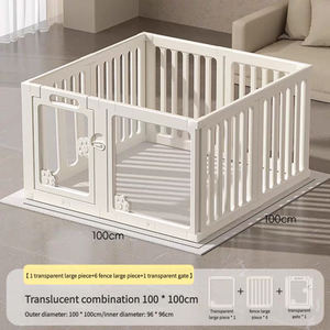 Hoge kwaliteit moderne comfortabele acryl hondenren met half zicht, transparante hondenkooi, huisdierenhuisjes & meubels - Product Image 3