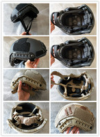 Casque tactique balistique 3A Fast SF Wendy Mich M88 Style, casque de protection en PE Aramid pour activité tactique