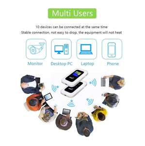 4G Sim LTE Mobiler WiFi-<span class=keywords><strong>Router</strong></span> 150 Mbit/s Mini-Outdoor-Hotspot 2100mAh WLAN-WLAN-<span class=keywords><strong>Modem</strong></span> WiFi-Repeater mit SIM-Kartens teck platz - Product Image 4