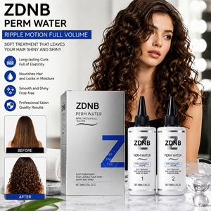 Crème de lissage capillaire permanente numérique chaude et froide multi-frisottis professionnelle pour salon ZDNB Lotion de permanente - Product Image 2
