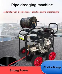 High Pressure Fuel Sewer Cleaning Pipe Drain Cleaning Machine Sewer Jetter 180-800 Bar Drain Cleaner