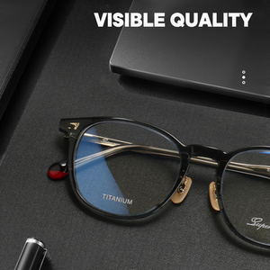 Gafas de titanio con filtro de luz azul Saint <span class=keywords><strong>Vincent</strong></span> <span class=keywords><strong>Van</strong></span> <span class=keywords><strong>Gogh</strong></span>, montura redonda y duradera, venta al por mayor - Product Image 3