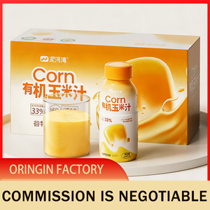 משקה חלב תירס אורגני 33% טבעי, סחוט טרי, דל שומן, מסונן, מותג פרטי (OEM/ODM), מבוסס על חלבון צמחי, בבקבוק/קופסה/כוס - Product Image 5