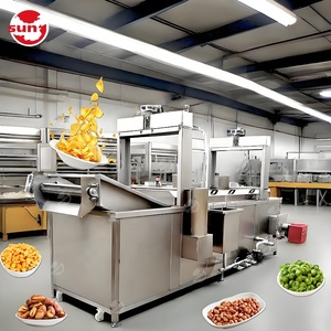 Nueva Freidora Eléctrica Automática a Gas con Termostato para Patatas Fritas, <span class=keywords><strong>Línea</strong></span> de Cocina Continua para Snacks, Maíz y Frutos Secos - Product Image 1