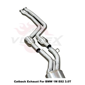 ระบบท่อไอเสียแคทแบ็กสแตนเลส Vortex Performance สำหรับ BMW 1M E82 3.0T ปี 2011-2012 อะไหล่แต่ง - Product Image 4
