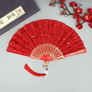 Éventail en plastique écologique de style féerique pour mariages - Product Image 3