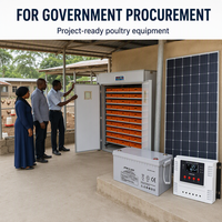 Incubateur solaire et éclosoir d'oeufs 2640 intelligents de nouvelle conception pour le canard et les oies de poulet