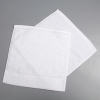 Serviette en coton personnalisée avec logo brodé en gros, serviette de toilette et de visage pour hôtel, plus grande et plus épaisse, durable