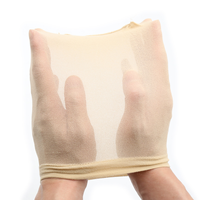 Masques de tête sexy en collants transparents pour Halloween, imperméables, jouet sexuel SM pour adultes, teint noir, en nylon