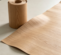Placage de bois d'ingénierie en chêne fumé, teck et noyer, placage de bois reconstitué pour la décoration intérieure