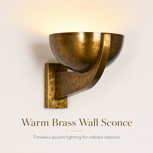 Luxury Hand Finished Brass <b>Wall</b> <b>Sconce</b> Sculptural Uplight Lamp for Hotel Villa Interior Architectural <b>Lighting</b> OEM ODM - Product Image 3