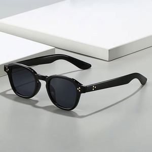 Custom Logo 2026 Vintage Rivets Small Frame Polygon Sun Glasses UV400 Square Punk <b>Sunglasses</b> for Men Women - Product Image 2