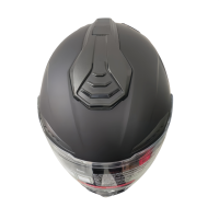 Casque intégral de banlieue à double lentille antibuée, léger, hors route, certificat DOT, Casco ABS, casque de moto