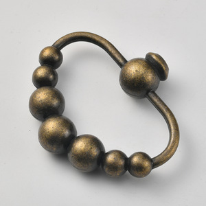 Poignée de tiroir en alliage de zinc Jingmao, anneau bronze, style traditionnel, bouton de meuble à trou unique - Product Image 3