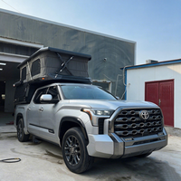 Tente de camping sur le toit de la voiture, ultralégère, en aluminium ABS, imperméable, pop-up, pour pick-up Tundra gris