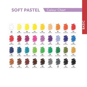 AUREUO Set di 24 Colori Pastelli Morbidi per Artisti, Prezzo di Fabbrica, per Pittura e Disegno Creativo, Ideale per Principianti - Product Image 6