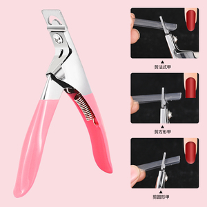 17 Styles Faux Ongles Clipper Type Spécial U Word Cut Faux Ongles Conseils Couper Manucure <span class=keywords><strong>Pince</strong></span> Clippers Nail Rhinestone Removal Pliers - Product Image 4