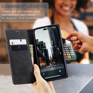 Sang Trọng Da Lật Bìa Điện Thoại Trường Hợp Ví Chủ Thẻ Cho Iphone 17 15 14 13 Pro Max Bảo Vệ Điện Thoại Bìa - Product Image 3