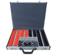 Ensemble de lentilles d'essai optique TLS-266 lentilles instrumentales ophtalmiques 266 pièces Kit de cadre d'essai optique ensemble anneau en plastique