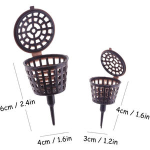 Boîte à engrais à libération lente en <span class=keywords><strong>plastique</strong></span> avec couvercle pour plantes en <span class=keywords><strong>pot</strong></span>, bonsaïs, Osmocote, panier d'alimentation pour jardinage - Product Image 2