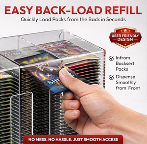 Distributeur de boosters 6 emplacements pour collectionneurs, compatible avec 240 boosters de cartes à collectionner TCG - Product Image 5