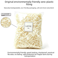 Papier déchiqueté biodégradable et recyclé en pâte chimique colorée Lafite, compatible avec l'impression offset, pour emballage cadeau et bougies