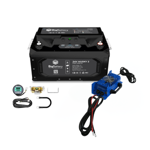 Batería BigBattery 24V HUSKY 2 LiFePO4 200Ah con Cargador y Monitor, Kit de Batería HUSKY 2 24V LiFePO4 BigBattery 24V - Product Image 1