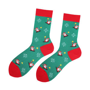 Chaussettes <span class=keywords><strong>de</strong></span> Noël amusantes et universelles, anti-bactériennes et absorbant la transpiration, style européen et américain, pour le Nouvel An - Product Image 6